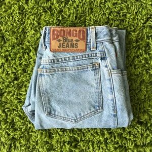 Vintage BONGO Blue High Waist Denim Mom Jean Levis